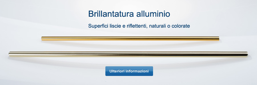 Brillantatura alluminio